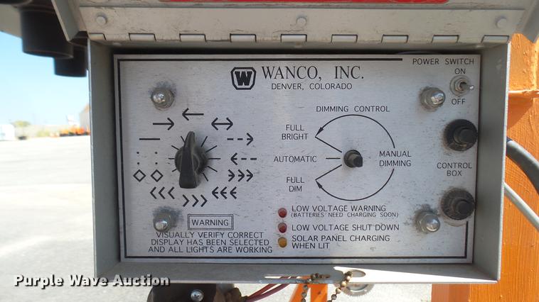 image for item DC1783 Wanco arrow board