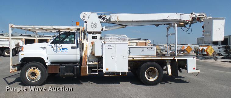 image for item DC1788 1993 GMC TopKick digger derrick truck