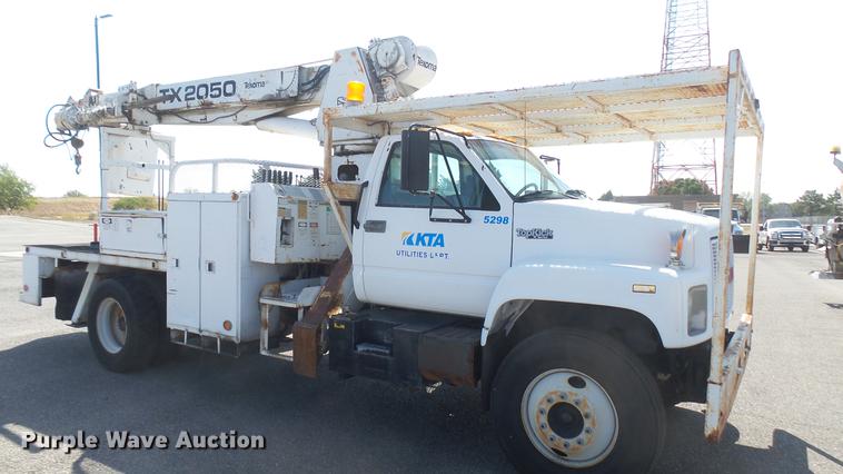 image for item DC1788 1993 GMC TopKick digger derrick truck