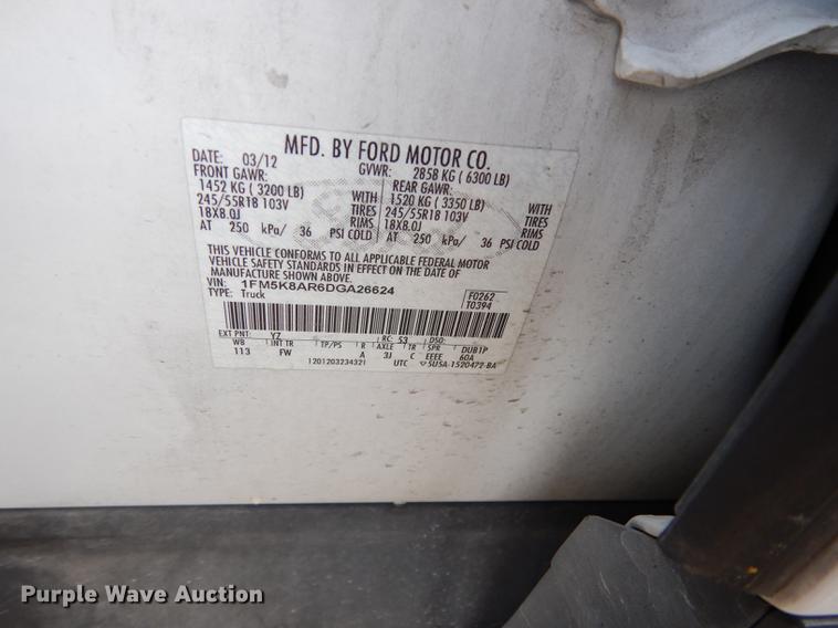 image for item DC5344 2013 Ford Explorer Police Interceptor SUV