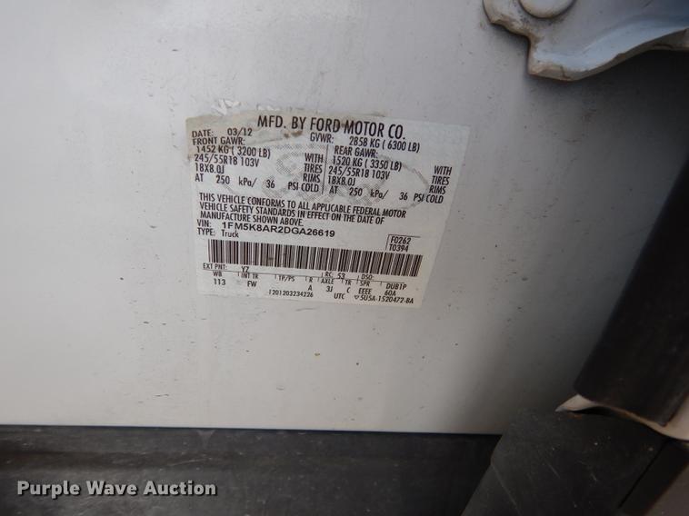 image for item DC5347 2013 Ford Explorer Police Interceptor SUV