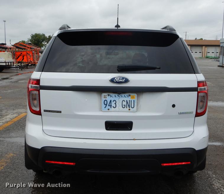 image for item DD0815 2014 Ford Explorer Police Interceptor SUV