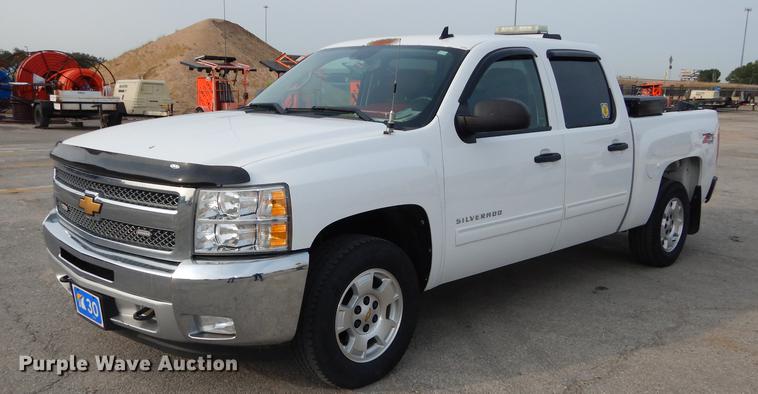 image for item DD0826 2012 Chevrolet Silverado 1500 Z71 Crew Cab pickup truck
