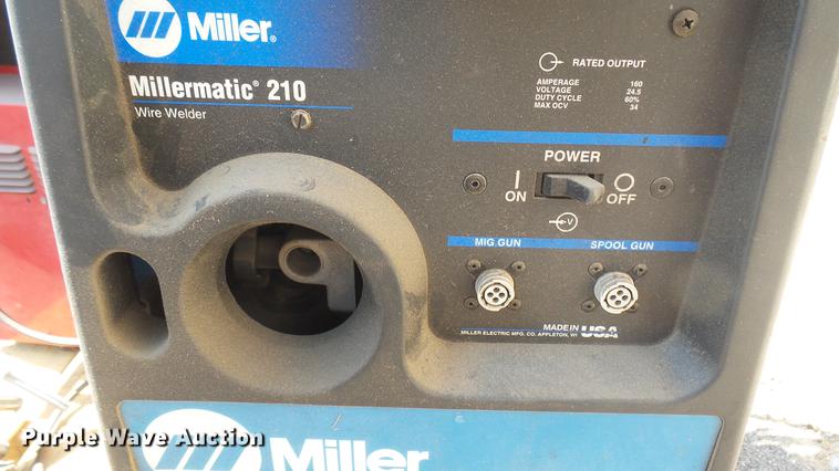 image for item EB9129 Miller Millermatic 210 welder