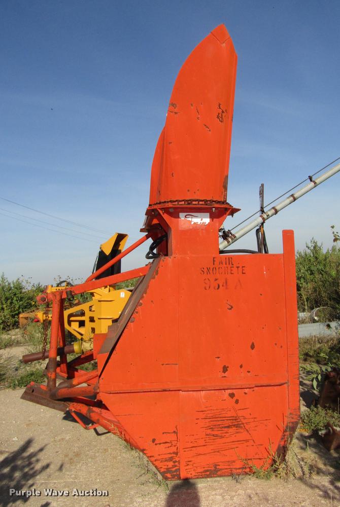 image for item DA3138 Fair 954A Snowcrete snowblower