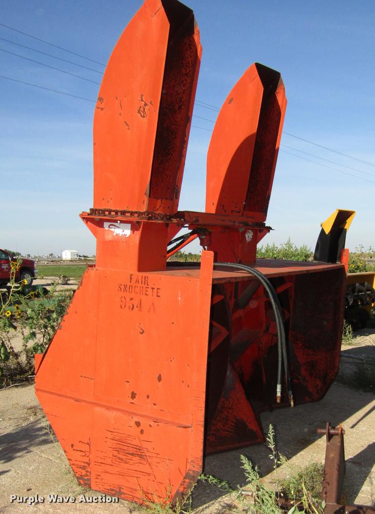 image for item DA3138 Fair 954A Snowcrete snowblower