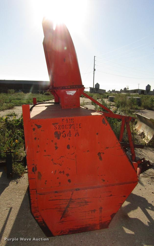 image for item DA3138 Fair 954A Snowcrete snowblower