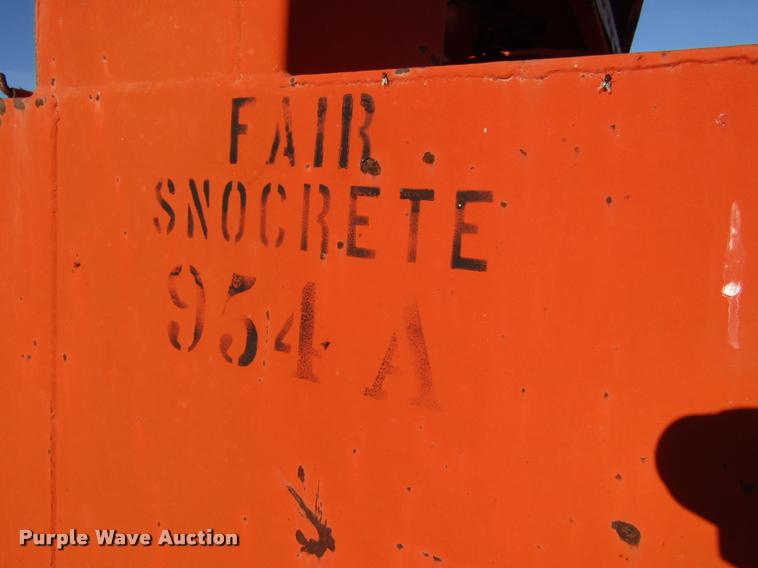 image for item DA3138 Fair 954A Snowcrete snowblower