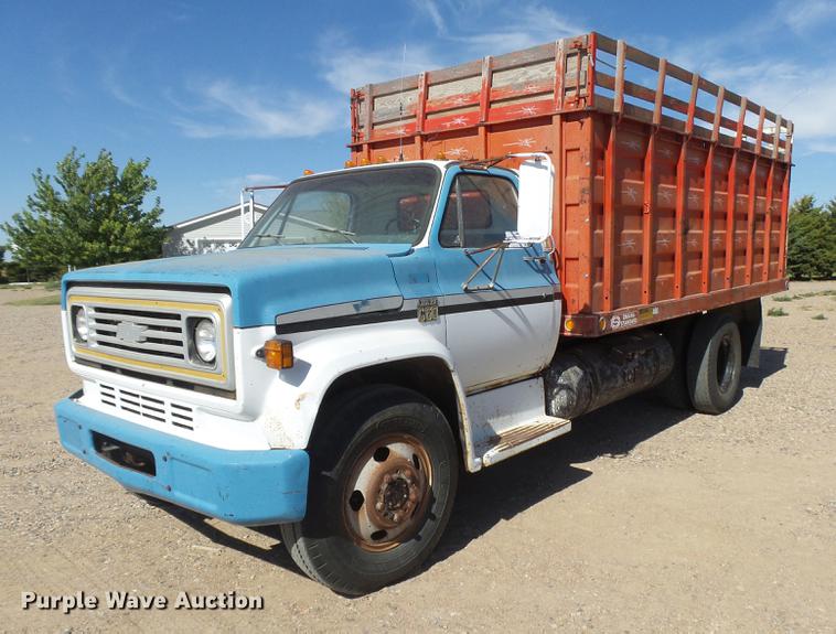 image for item DC3850 1976 Chevrolet C60 grain truck