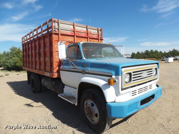 image for item DC3850 1976 Chevrolet C60 grain truck