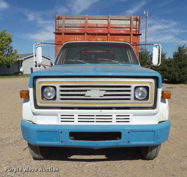 image for item DC3850 1976 Chevrolet C60 grain truck