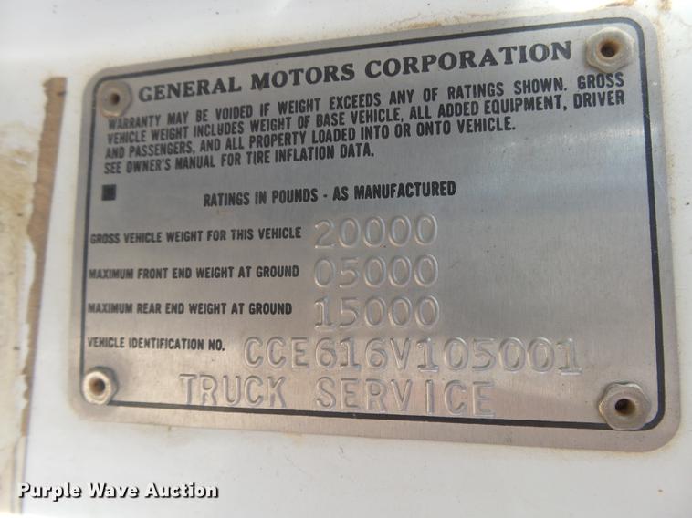 image for item DC3850 1976 Chevrolet C60 grain truck