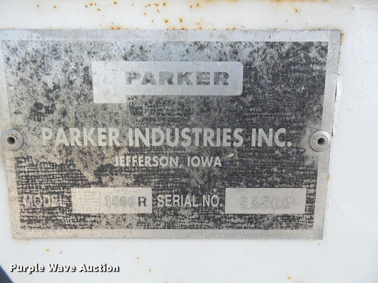 image for item DC5298 Parker 1500R weigh wagon