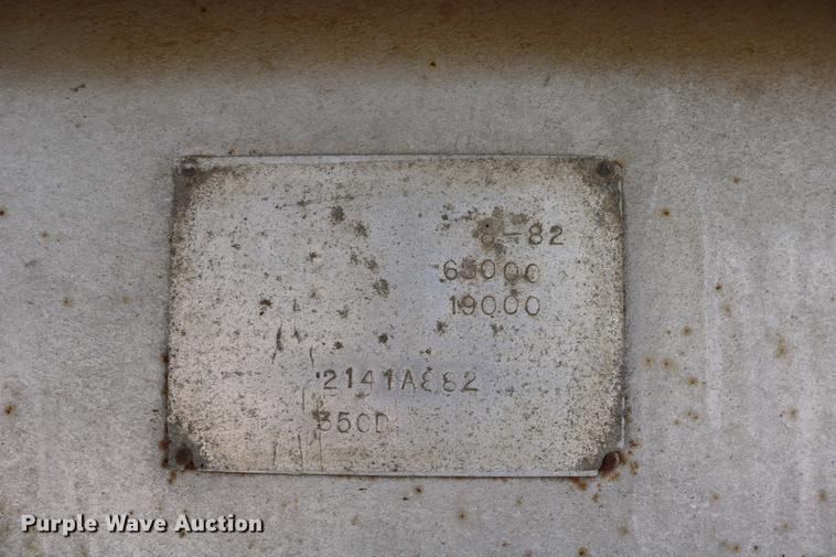 image for item DD0081 1982 Schertzer 35CD commodity dump trailer