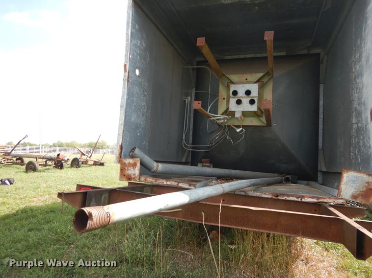 image for item DD0765 Modern Mill feed hammer mill and grain bin system