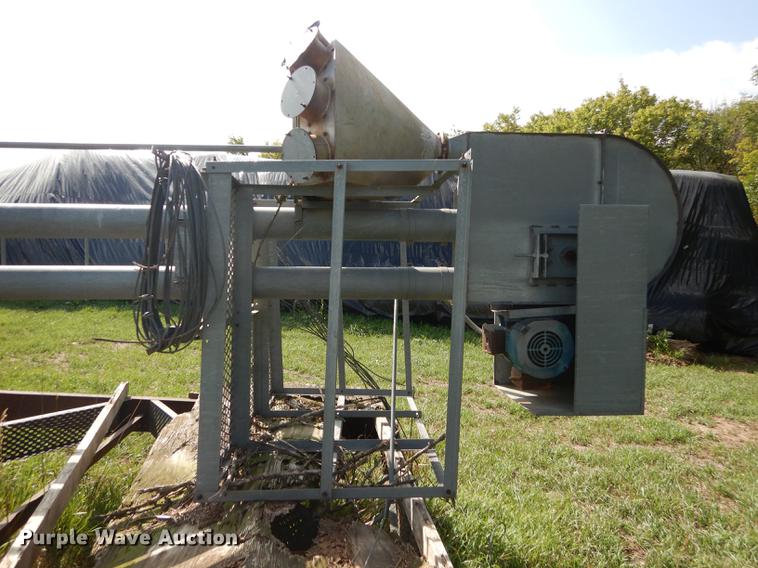 image for item DD0765 Modern Mill feed hammer mill and grain bin system