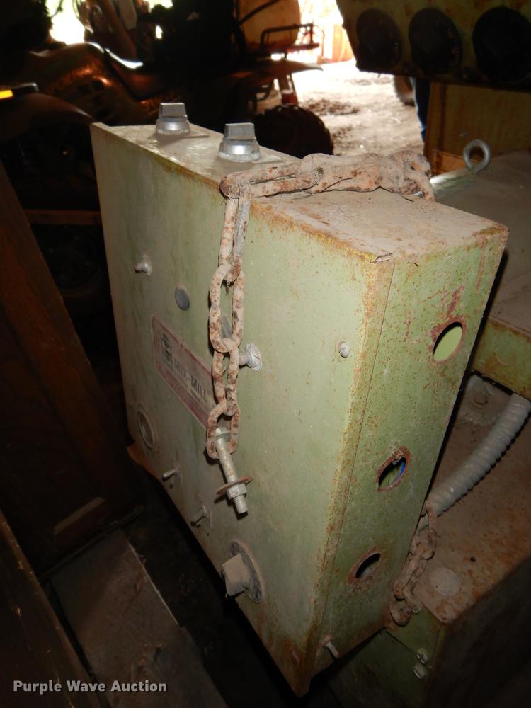 image for item DD0765 Modern Mill feed hammer mill and grain bin system