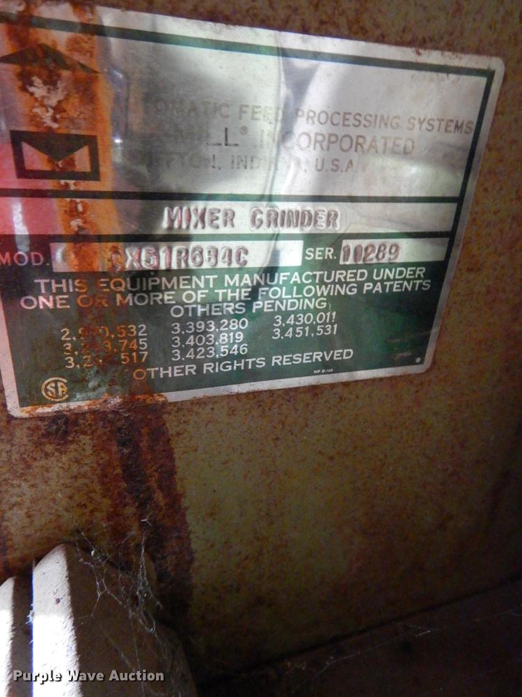 image for item DD0765 Modern Mill feed hammer mill and grain bin system