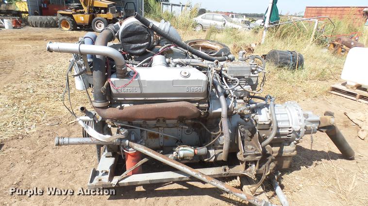 image for item EB9190 Detroit Diesel Silver 92 eight cylinder turbo diesel engine