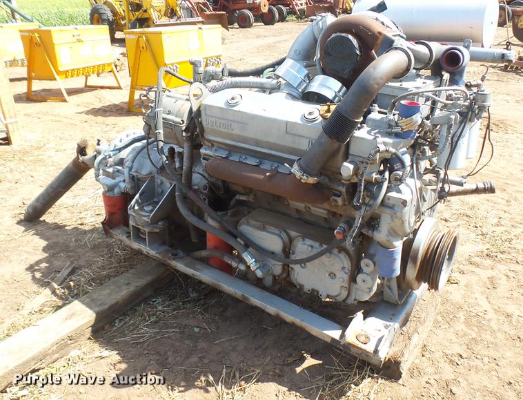 image for item EB9190 Detroit Diesel Silver 92 eight cylinder turbo diesel engine