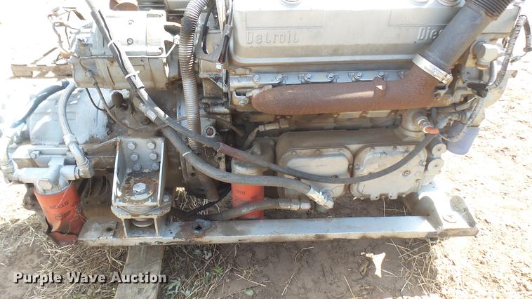 image for item EB9190 Detroit Diesel Silver 92 eight cylinder turbo diesel engine