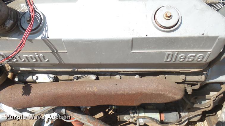 image for item EB9190 Detroit Diesel Silver 92 eight cylinder turbo diesel engine