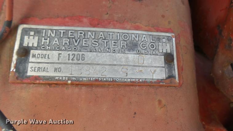image for item EB9208 Farmall F1206 tractor