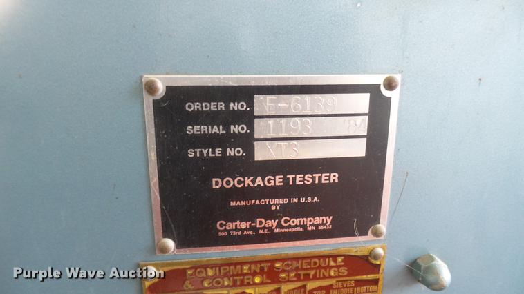 image for item EB9245 Carter-Day dockage tester