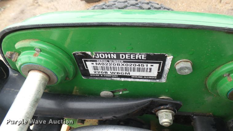 image for item EB9386 John Deere 220B greens mower