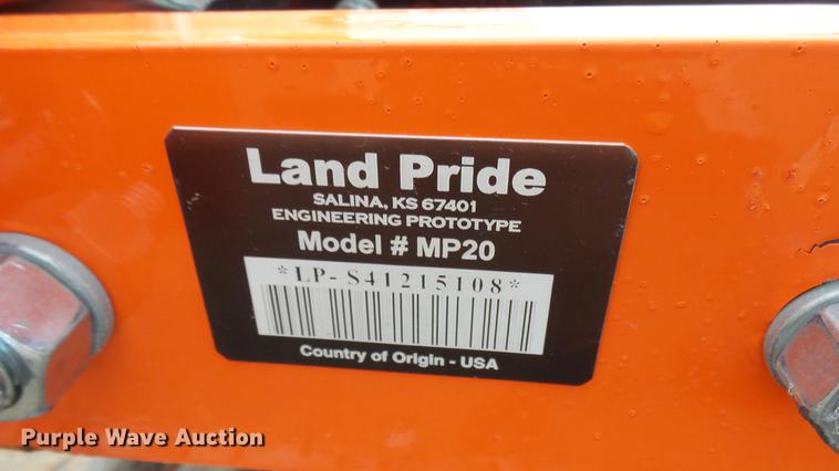 image for item EB9396 Land Pride MP20 two bottom plow