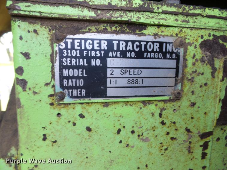 image for item K6400 1980 Steiger Panther III ST325 4WD tractor