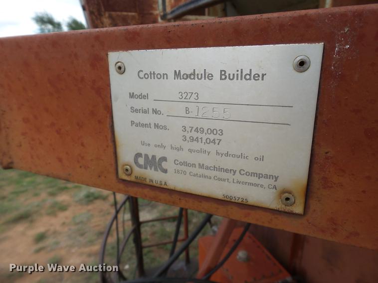 image for item L6655 CMC 3273 cotton module builder