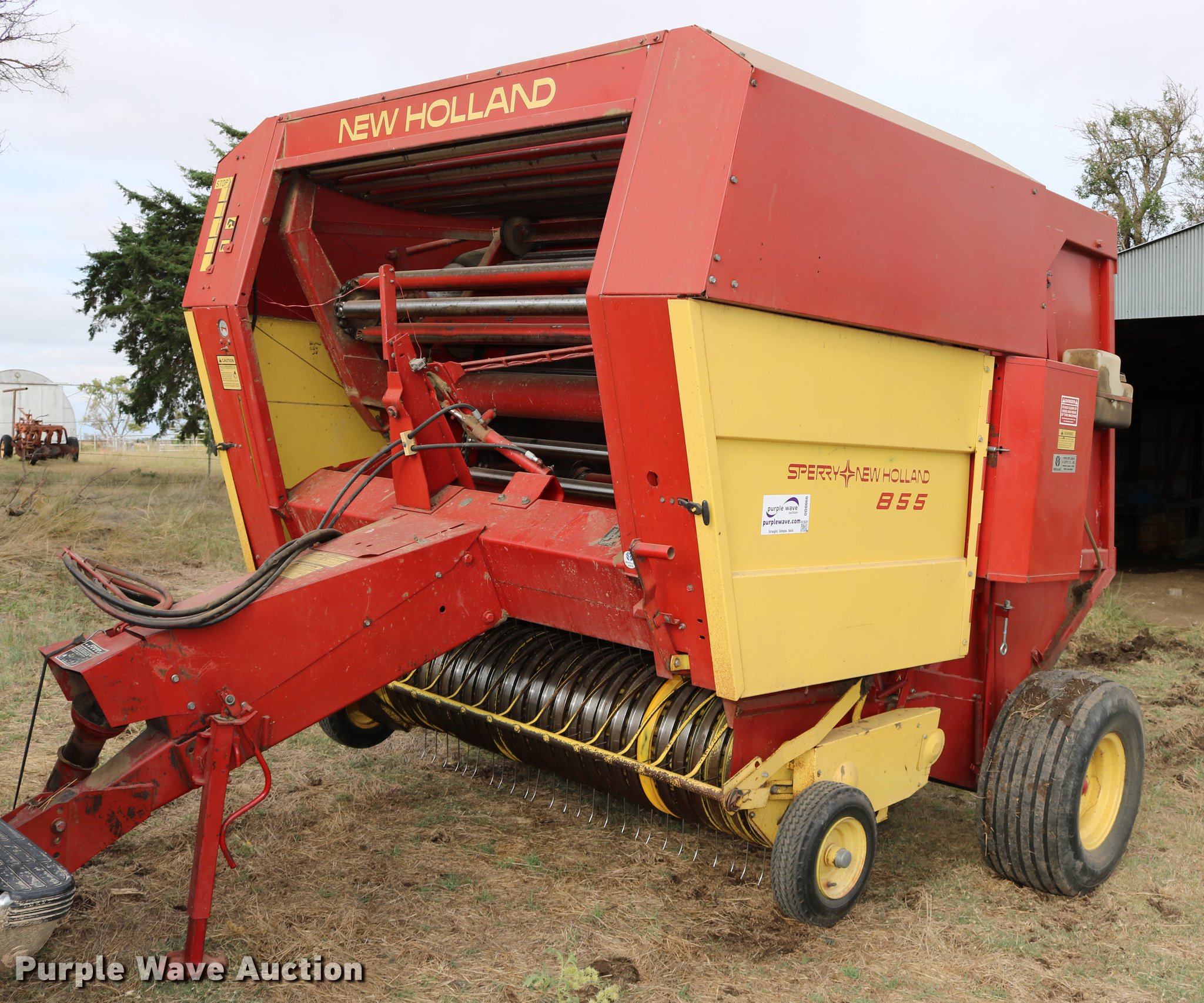 ... Holland 855 round baler Full size in new window ...