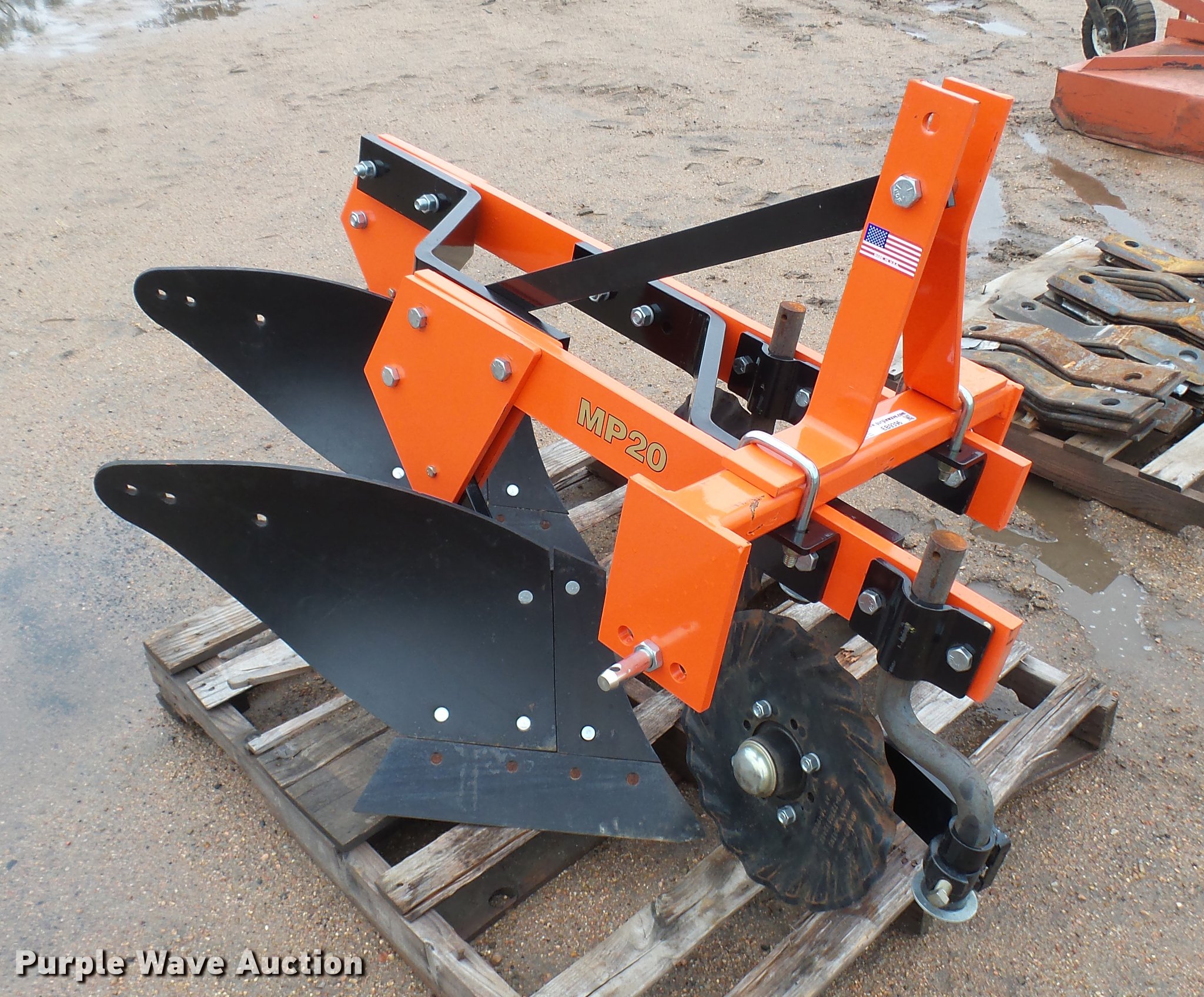 Land Pride MP20 two bottom plow in Kinsley, KS Item EB9396 sold Purple Wave