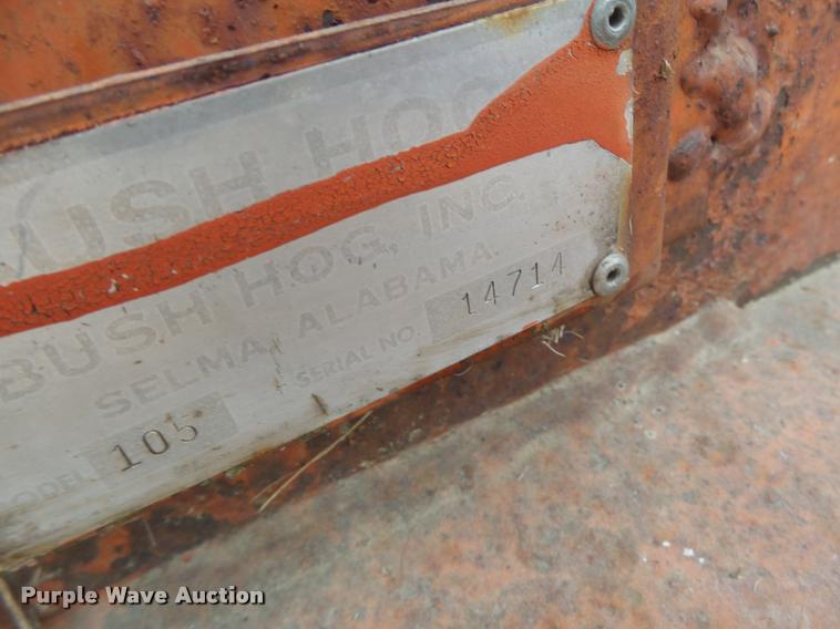 image for item DB1435 Bush Hog 105 rotary mower