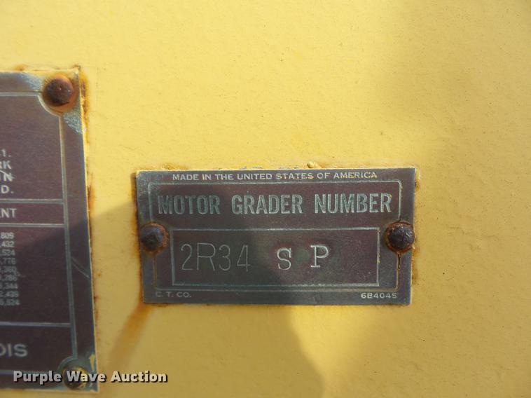 image for item DD1505 Caterpillar 212 motor grader