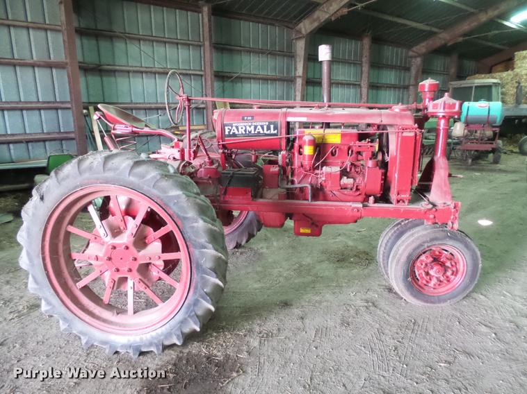 image for item DH9702 1939 McCormick Farmall F20 tractor