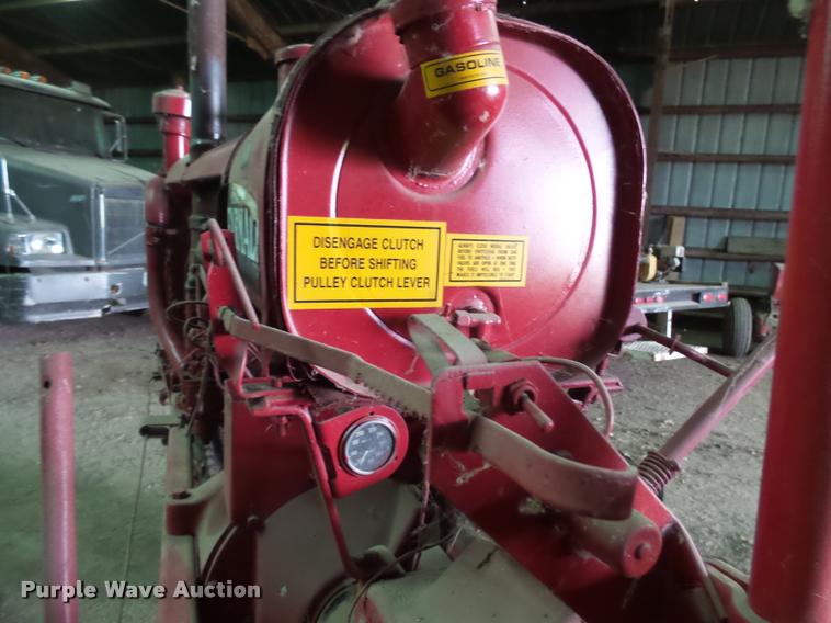 image for item DH9702 1939 McCormick Farmall F20 tractor