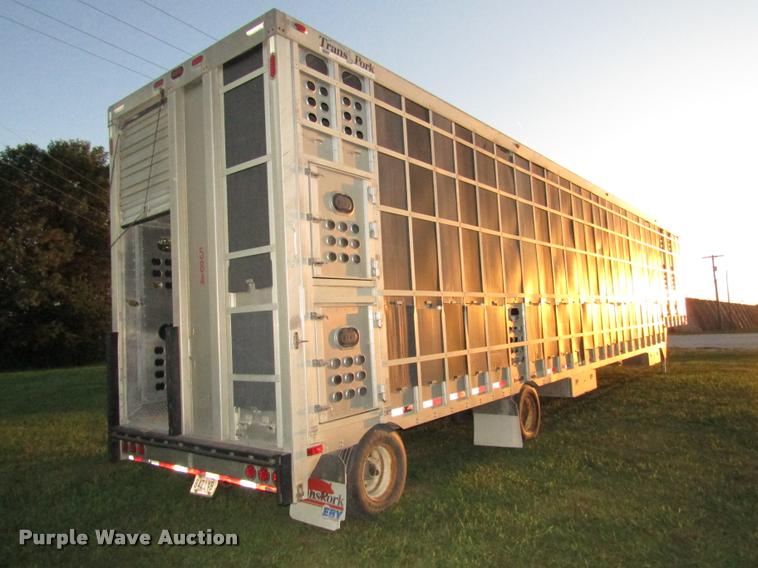 image for item DA3142 2008 Eby Trans Pork livestock trailer