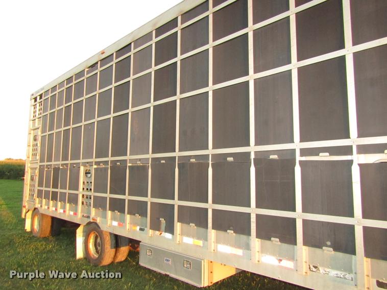 image for item DA3142 2008 Eby Trans Pork livestock trailer