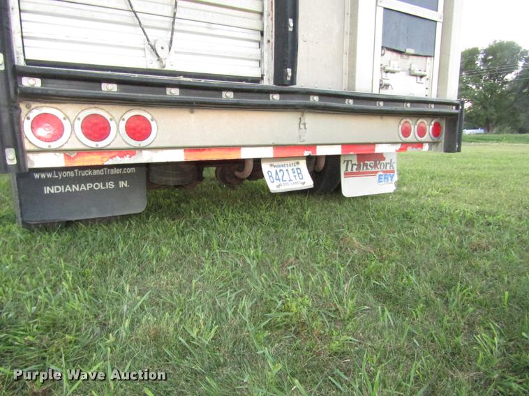 image for item DA3142 2008 Eby Trans Pork livestock trailer