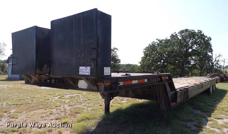 image for item DA6905 1983 Trail-Eze drop deck trailer