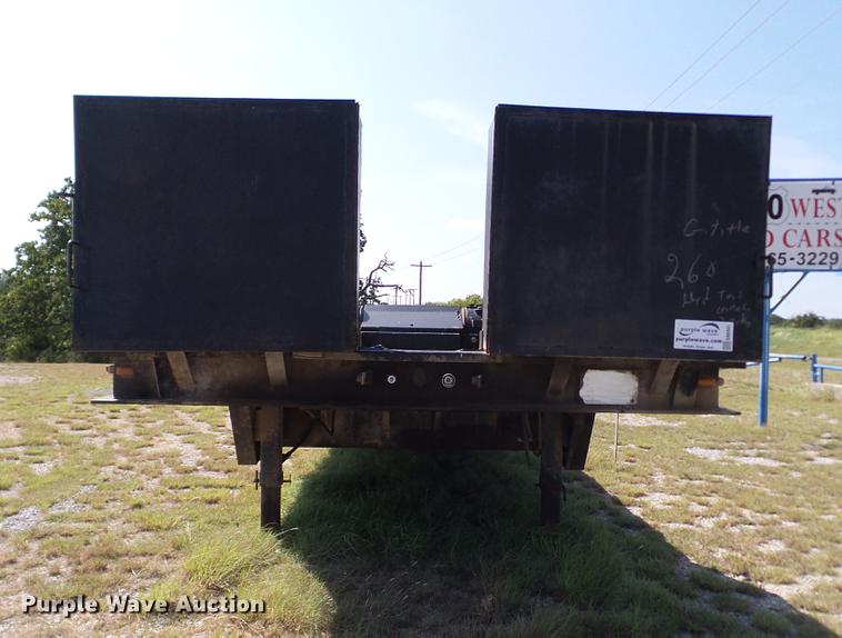 image for item DA6905 1983 Trail-Eze drop deck trailer