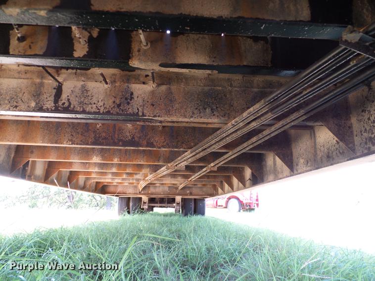 image for item DA6905 1983 Trail-Eze drop deck trailer