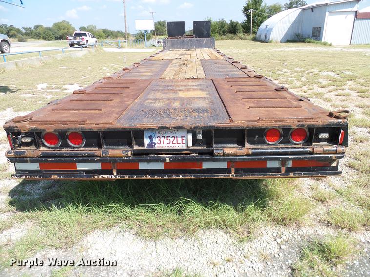 image for item DA6905 1983 Trail-Eze drop deck trailer