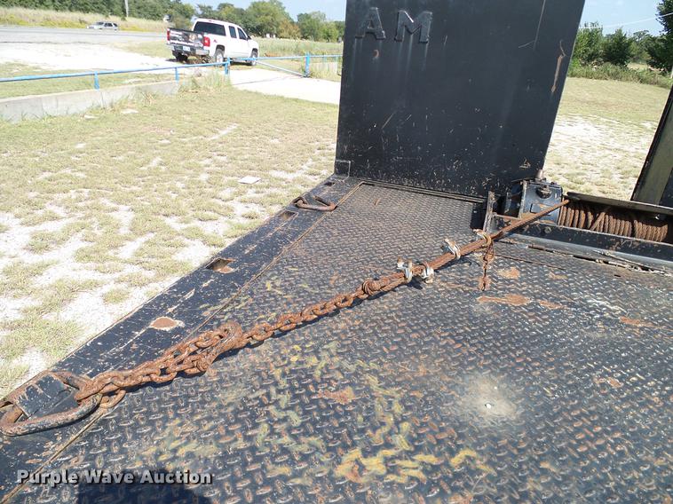 image for item DA6905 1983 Trail-Eze drop deck trailer