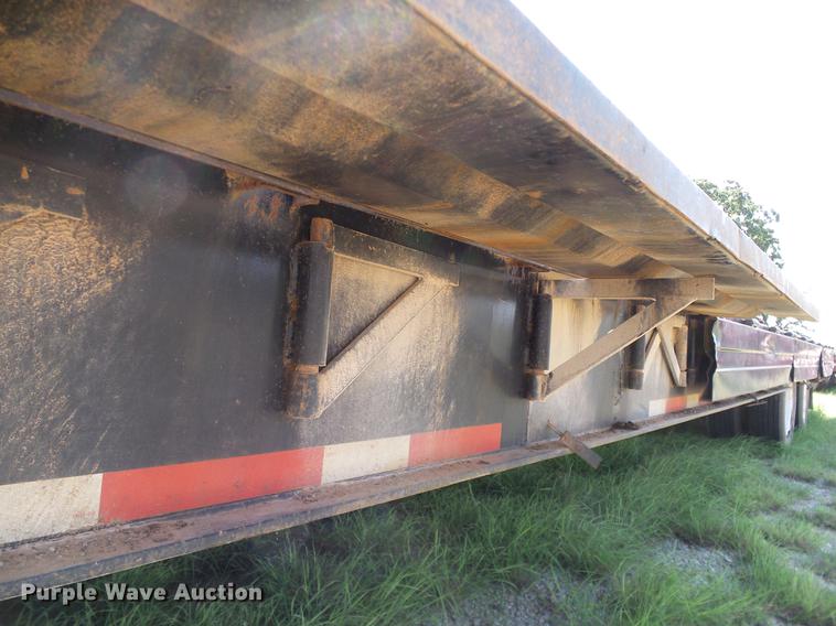 image for item DA6905 1983 Trail-Eze drop deck trailer