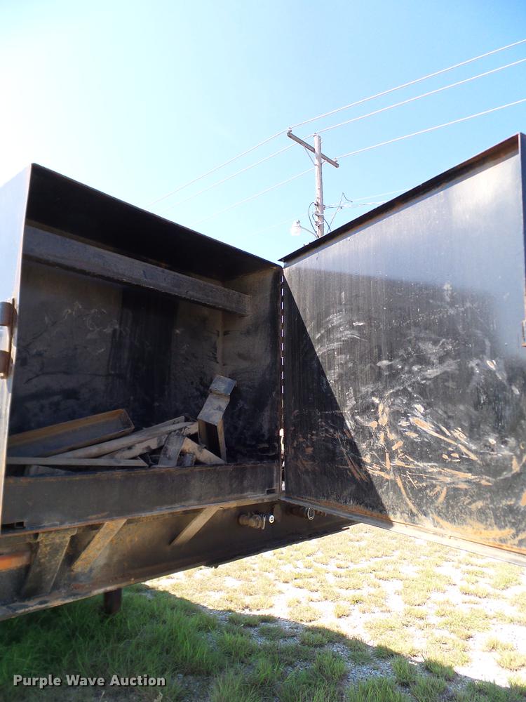 image for item DA6905 1983 Trail-Eze drop deck trailer