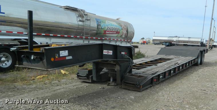 image for item DB1142 1986 Eager Beaver lowboy equipment trailer