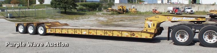 image for item DB1444 1999 Eager Beaver 50GSL lowboy equipment trailer